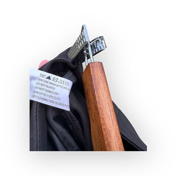 NWT Mary Crafts black trousers size 14 qd028 cotton/elastic blend - Picture 7 of 7